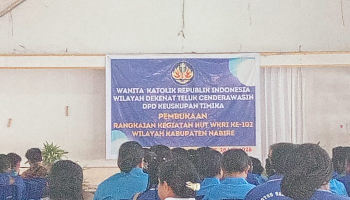 WKRI Teluk Cenderawasih Resmi Buka Rangkaian Kegiatan Songsong HUT ke – 102