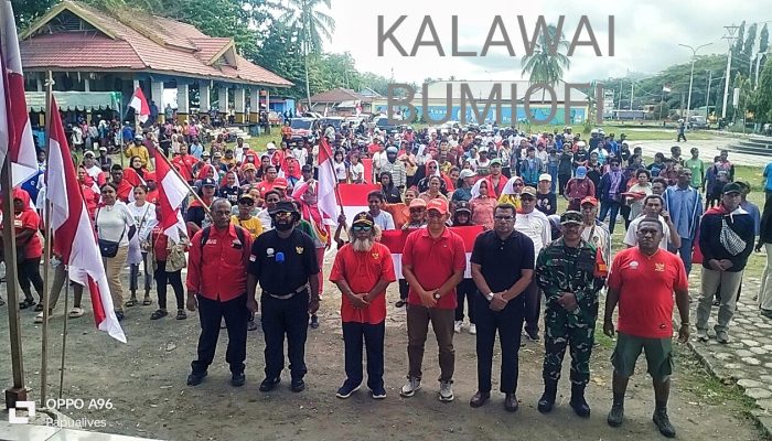 Semarak 1 Mei di Nabire: Apel Akbar dan Pawai Peringati Sejarah Integrasi Papua ke NKRI