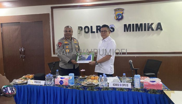 Temui Komisi III DPR RI, Kapolda Papua Tengah Dorong Percepatan Pembangunan Mako dan Penambahan Personel