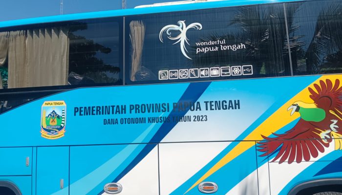 Yunius Tabuni : Dishub Papua Tengah Sediakan Dua Bus Layanan Umum, Tarif Disesuaikan Tanpa Membebani