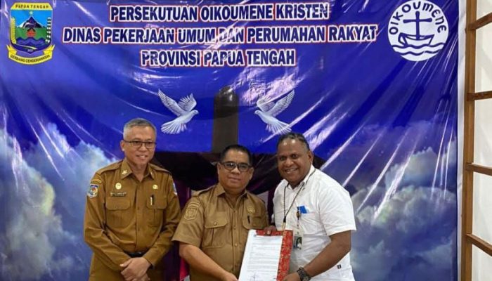 Andarias Tomi Tulak Jabat Kepala Dinas PUPR Papua Tengah
