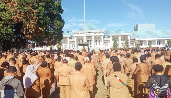 Pemkab Nabire Ingatkan ASN Disiplin Bekerja dan Tertib Pengelolaan Keuangan