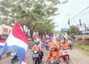 Ribuan Pendukung Peserta Piala Dunia di Nabire Gelar Pawai