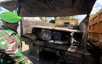 Petugas menemukan truk nakal dalam sidak di Kota Jayapura, Papua, Selasa (9/6/2026). - ist