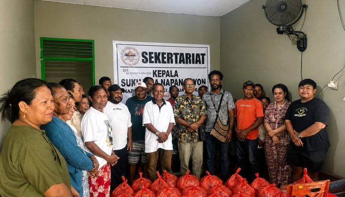 Kepala Suku Woa Rayon Nabire Ajak Masyarakat Dukung Program Pemerintah dan Jaga Kamtibmas