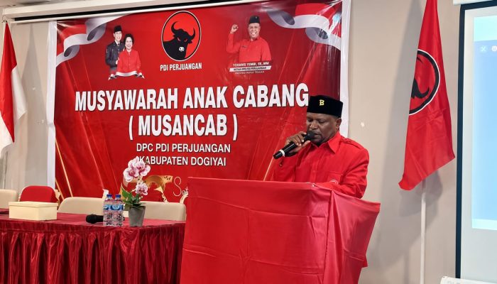 Elias Anouw : Tahun 2029–2031, PDIP Targetkan Menang Pemilihan DPRK Maupun Bupati