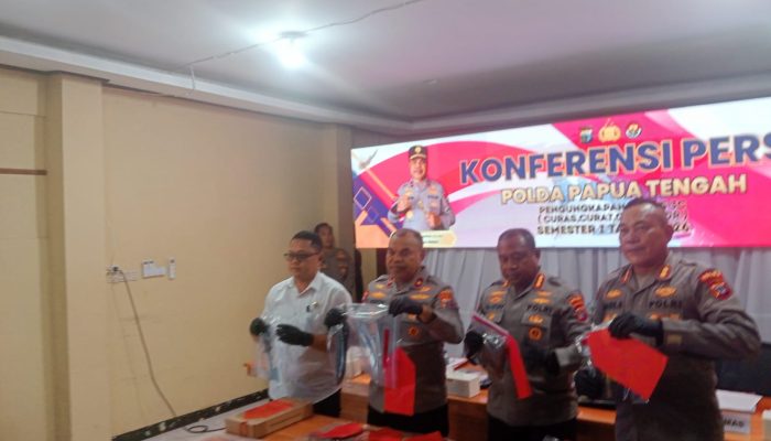 Kapolda Papua Tengah Ungkap 307 Kasus Kejahatan Jalanan, Enam Sepeda Motor Dikembalikan ke Pemilik
