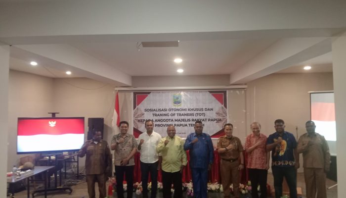 MRP Papua Tengah Sosialisasi Otsus, Agustinus Anggaibak Tekankan Peningkatan Kualitas Hidup Masyarakat