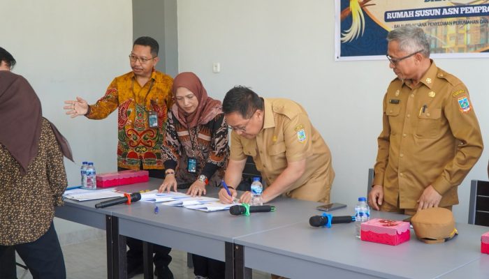 Silwanus Soemoele Serah Terima Rumah Susun ASN : Dukung Kinerja Pelayanan Publik