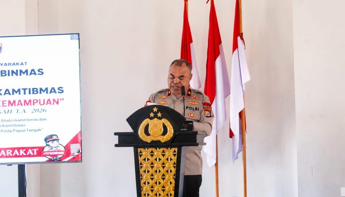 Kapolda Papua Tengah Buka Rakernis Binmas dan Latihan Peningkatan Kemampuan Bhabinkamtibmas