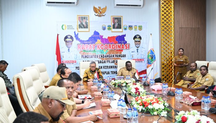 Perkuat Ketahanan Pangan, Pemprov Papua Tengah Susun Langkah Pengelolaan Cadangan