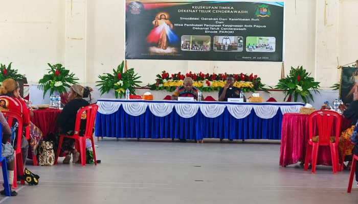 Komunitas Kerahiman Ilahi Keuskupan Timika Sosialisasikan Gerakan Doa Demi Kedamaian Tanah Papua