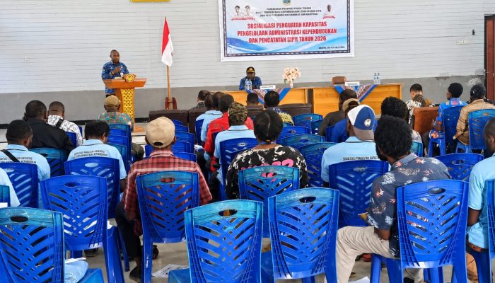 Sosialisasi Adminduk: Gubernur Nawipa Tegaskan Pentingnya Data Valid