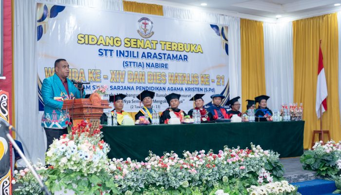 Gubernur Meki Nawipa: Wisuda Bukan Akhir, Lulusan