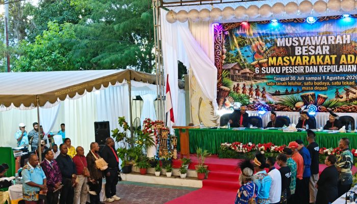 Mubes Enam Suku Pesisir dan Kepulauan Nabire Ditutup, Berikut hasil yang Ditetapkan