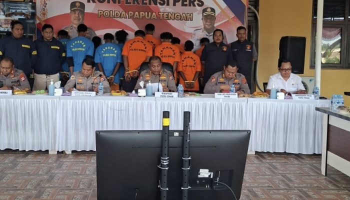 Operasi Sikat Noken 2026: Polda Papua Tengah Ungkap 22 Kasus, Amankan 97 Motor & Kembalikan Barang Bukti ke Pemilik
