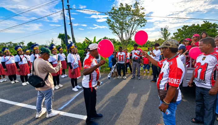 Kemeriahan HUT RI ke-81 di Distrik Teluk Kimi, Yoweni: Lomba Bukan Sekadar Juara, Tapi Eratkan Persaudaraan
