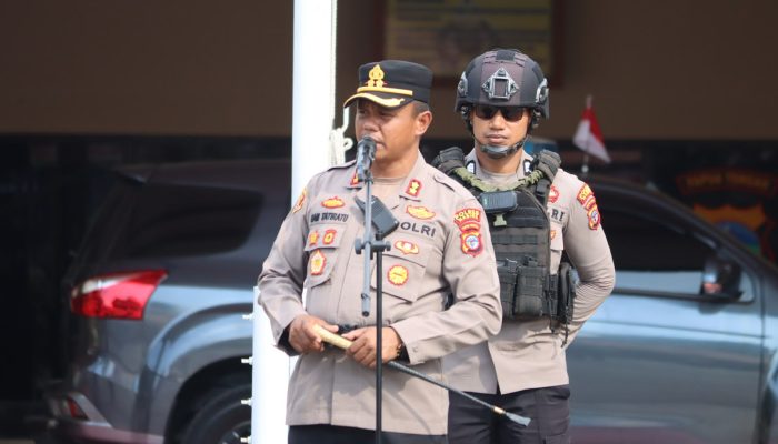 Pasca Aksi KNPB, Kapolres Nabire Pimpin Apel Konsolidasi Akhir Pengamanan