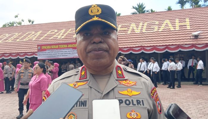 Kapolda Papua Tengah Pimpin Sertijab, Sejumlah Pejabat Utama dan Kapolres Berganti