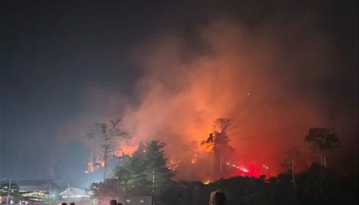 Gunung Kali Harapan Terbakar, Puluhan Makam Diduga Terdampak