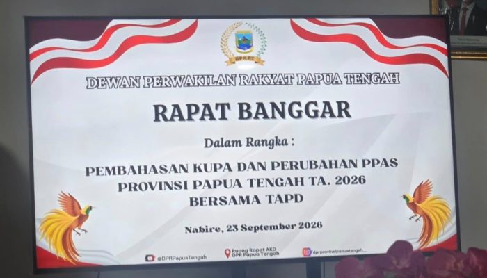 Wartawan Cepos Pertanyakan Akses Peliputan Rapat Banggar DPR Papua Tengah
