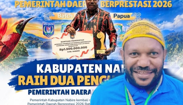 Ketua Yayasan Embun Pagi Piyaiye Apresiasi Dua Penghargaan untuk Pemkab Nabire