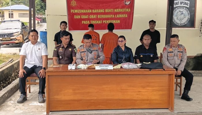 Polres Nabire Tangkap Dua Pemuda Kasus Ganja, Sita 28 Paket Seberat 104,57 Gram