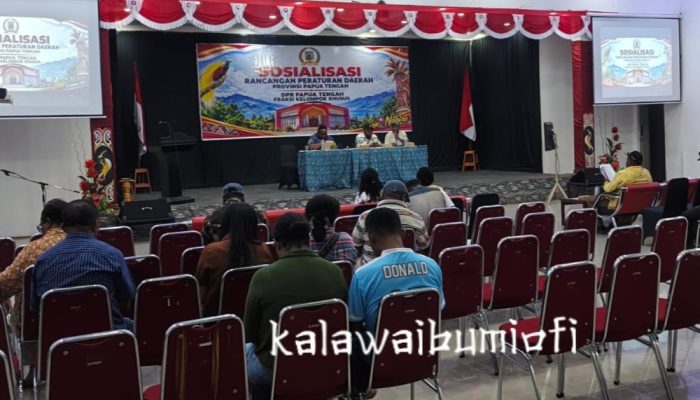 DPR Papua Tengah Sosialisasikan Tiga Raperda