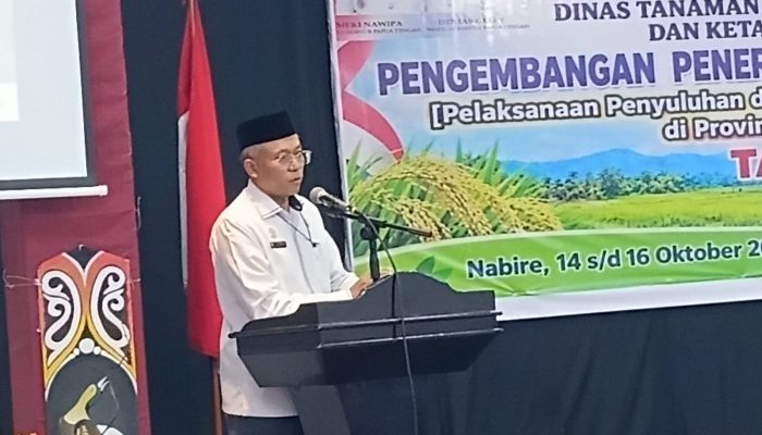 Pemprov Papua Tengah Dorong Petani Tingkatkan Produksi Lokal