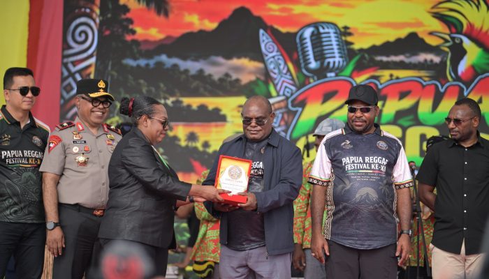 Gubernur Nawipa Buka Papua Reggae Festival ke-XI